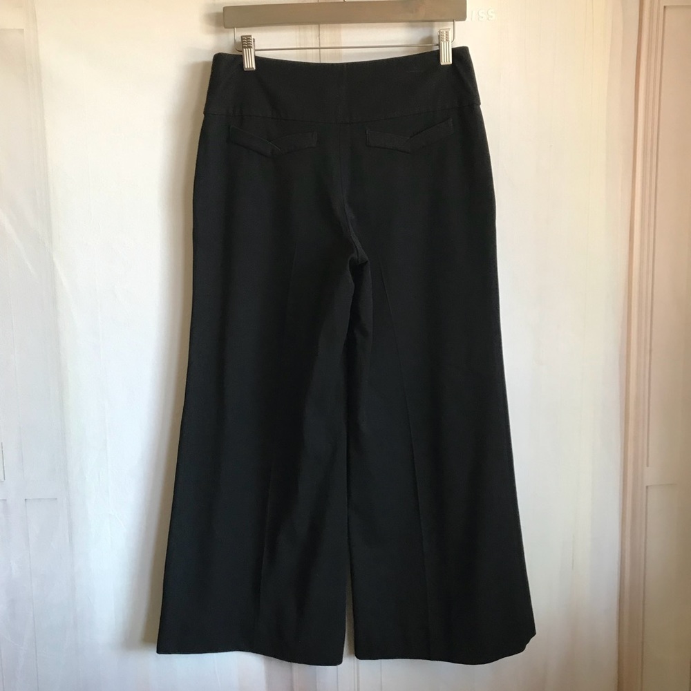 ANTHROPOLOGIE Wide Leg Black Slacks - Picture 3 of 8